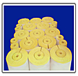 Centrifugal glass wool products