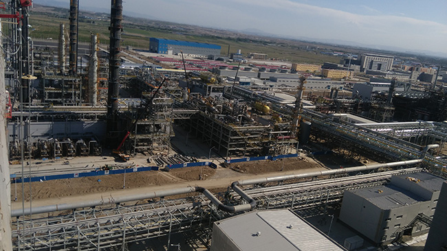  Tianchen Shenhua Xinjiang 680000 tons/year coal-based new material project gasification equipment insulation works